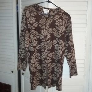 C.D. Daniels Button Down Blouse 2X Pre-Owned